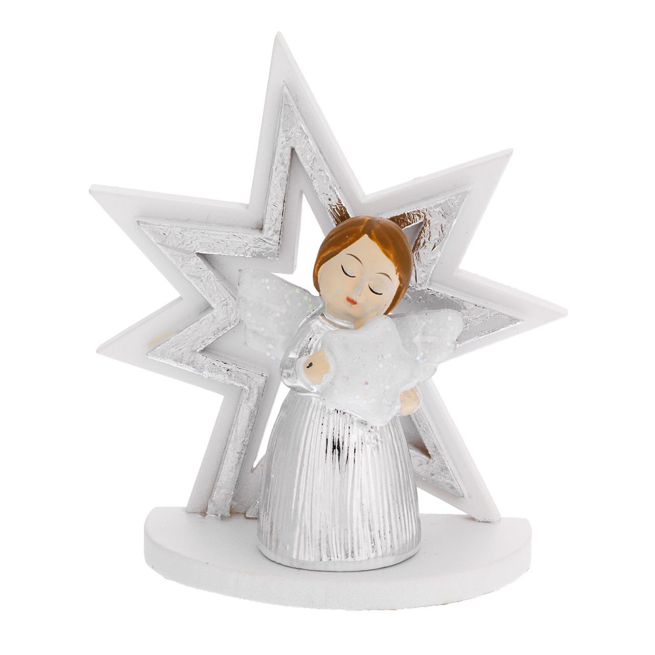 ALBERO STELLA H. 85 ARGENTO CON ANGIOLETTO CON STELLA
